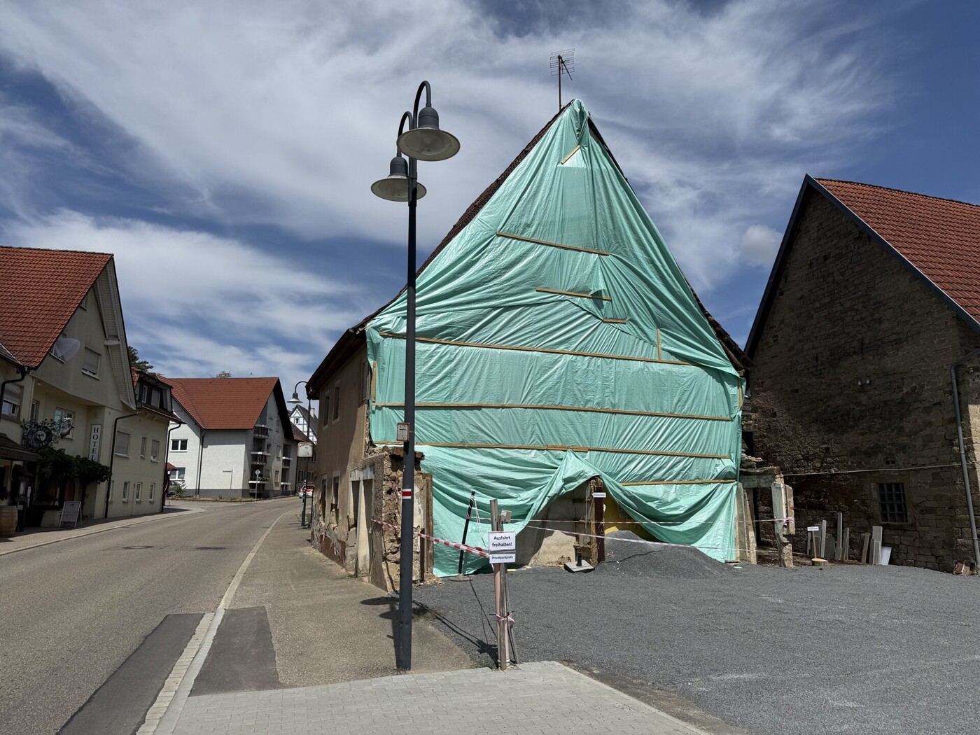 Seitenansicht / Hausabriss