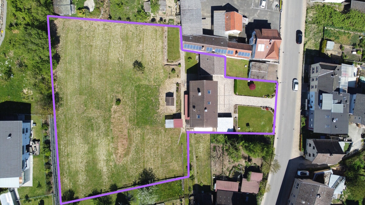 Übersichtsplan mit Markierung