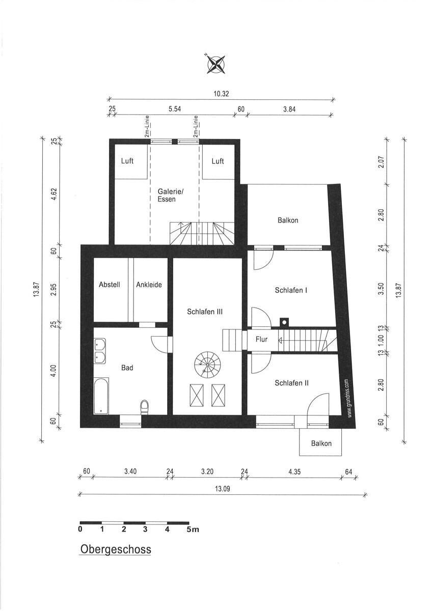 Hinterhaus Obergeschoss