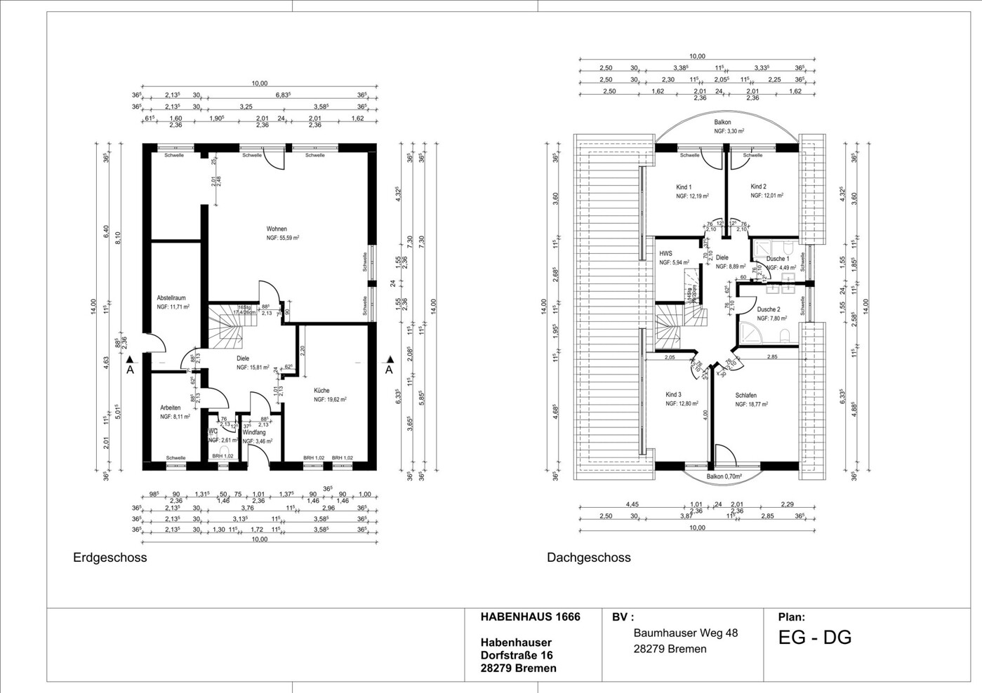 Grundriss EG + OG