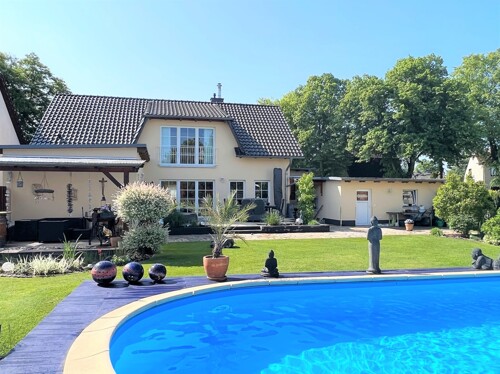 Blick auf das Wohnhaus