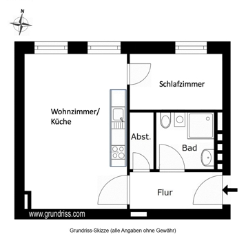 Grundriss-Skizze