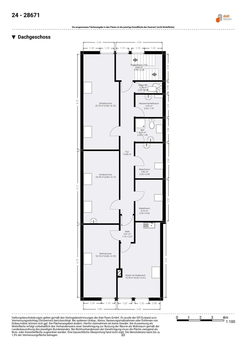 Grundriss Dachgeschoss