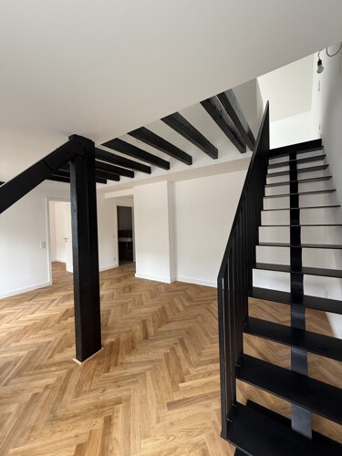 Treppe zur Galerie