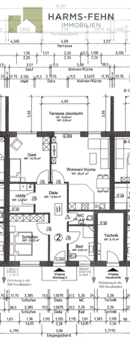 Grundriss Reihenmittel