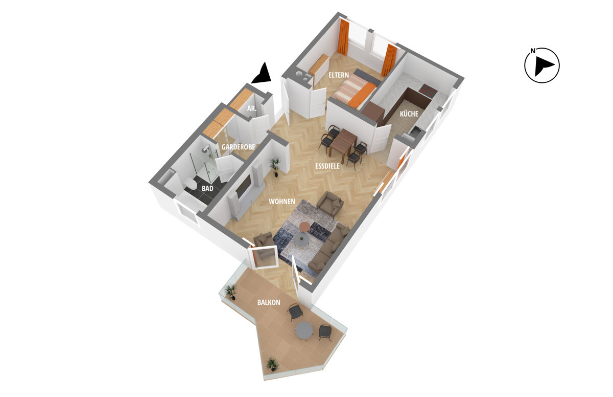 3D-Grundriss