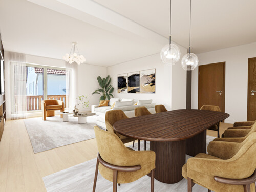 Wohn & Esszimmer-Renovierungsvorschlag