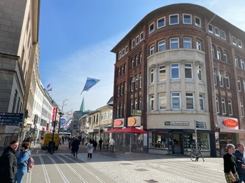 Ansicht von der Holstenstraße