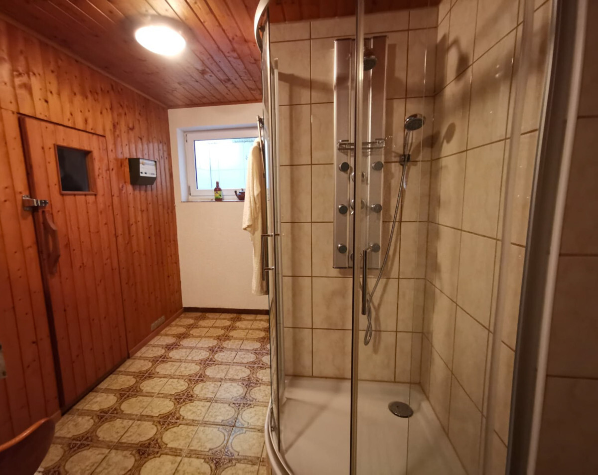 Sauna im Keller