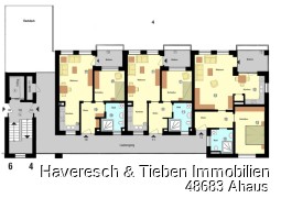 Grundriss 1.OG, Haus 4