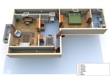 Raumeinteilung (kleine Abweichungen)