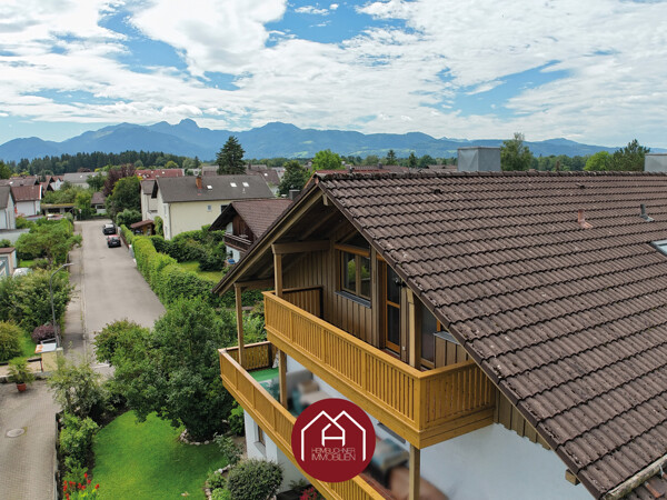 Außenansicht Balkon Dachgeschoss - Bergblick