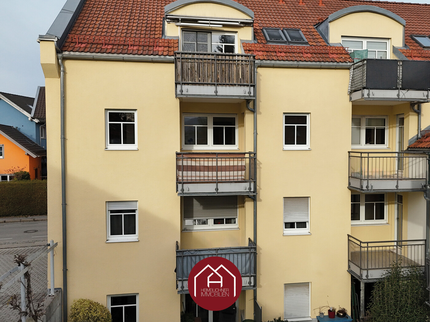 Außenanischt Balkon