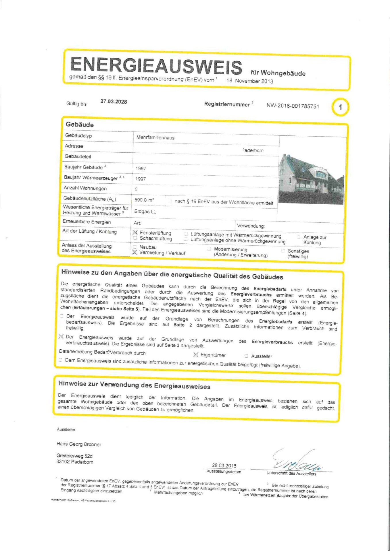 Energieausweis Seite 1