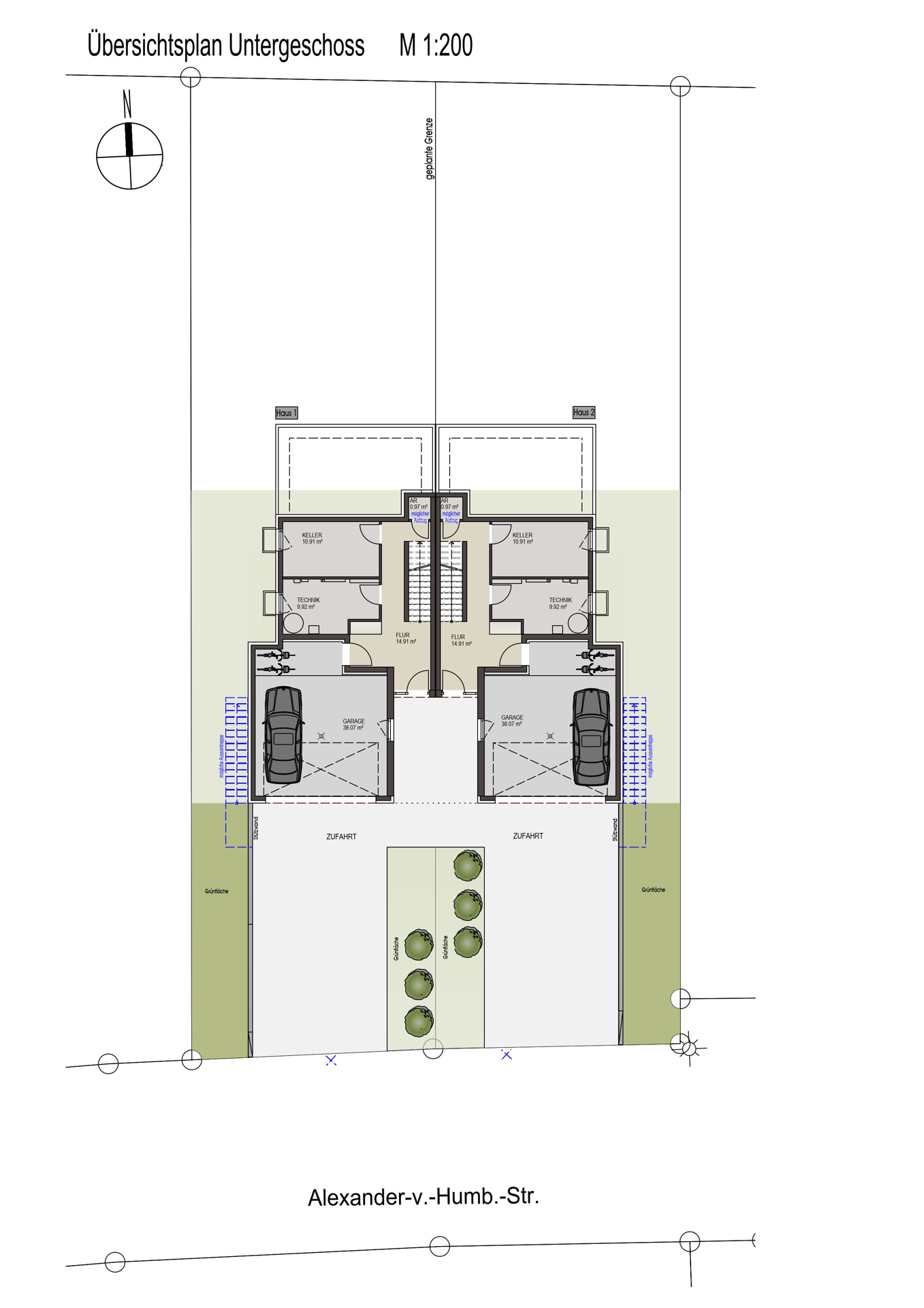 Übersicht Hauseingang