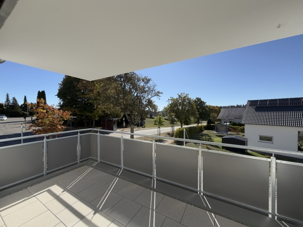 Ausblick vom Balkon
