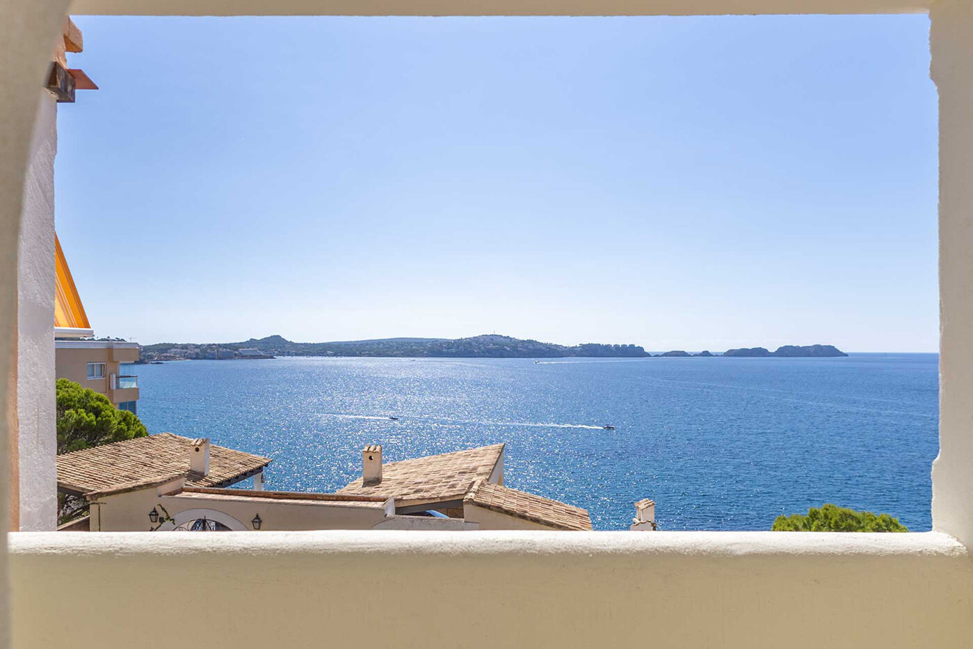 Ausblick von der Wohnung