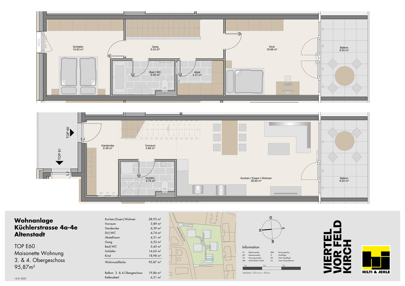 Grundriss Top E60