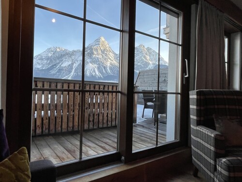 Ausblick aus dem Wohn- und Essbereich