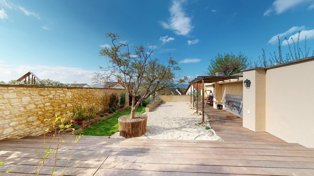 Blick auf die Terrasse