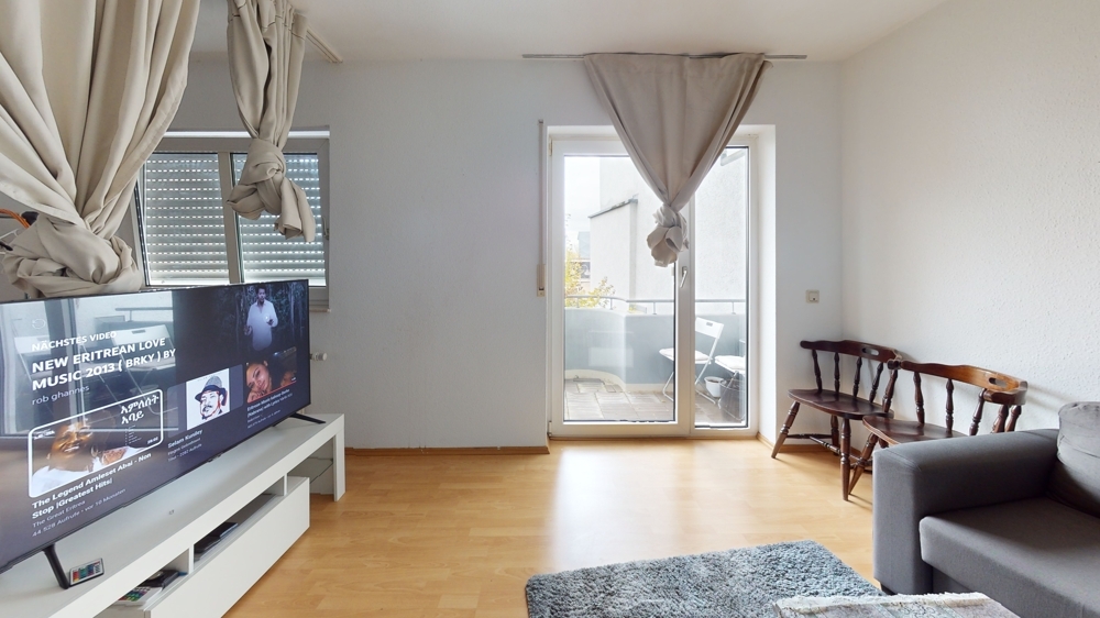 Blick auf den Balkon