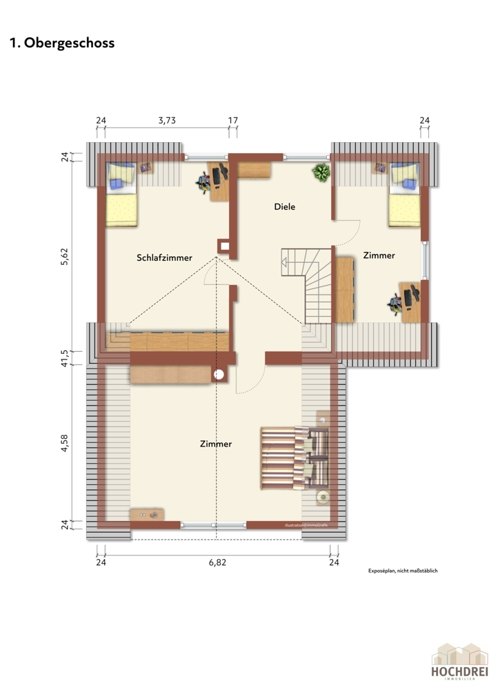 Grundriss 1.OG