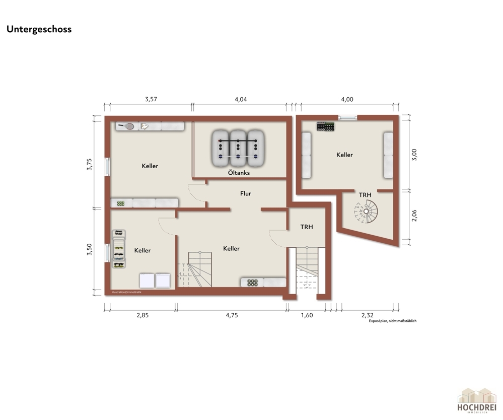 Grundriss Untergeschoss