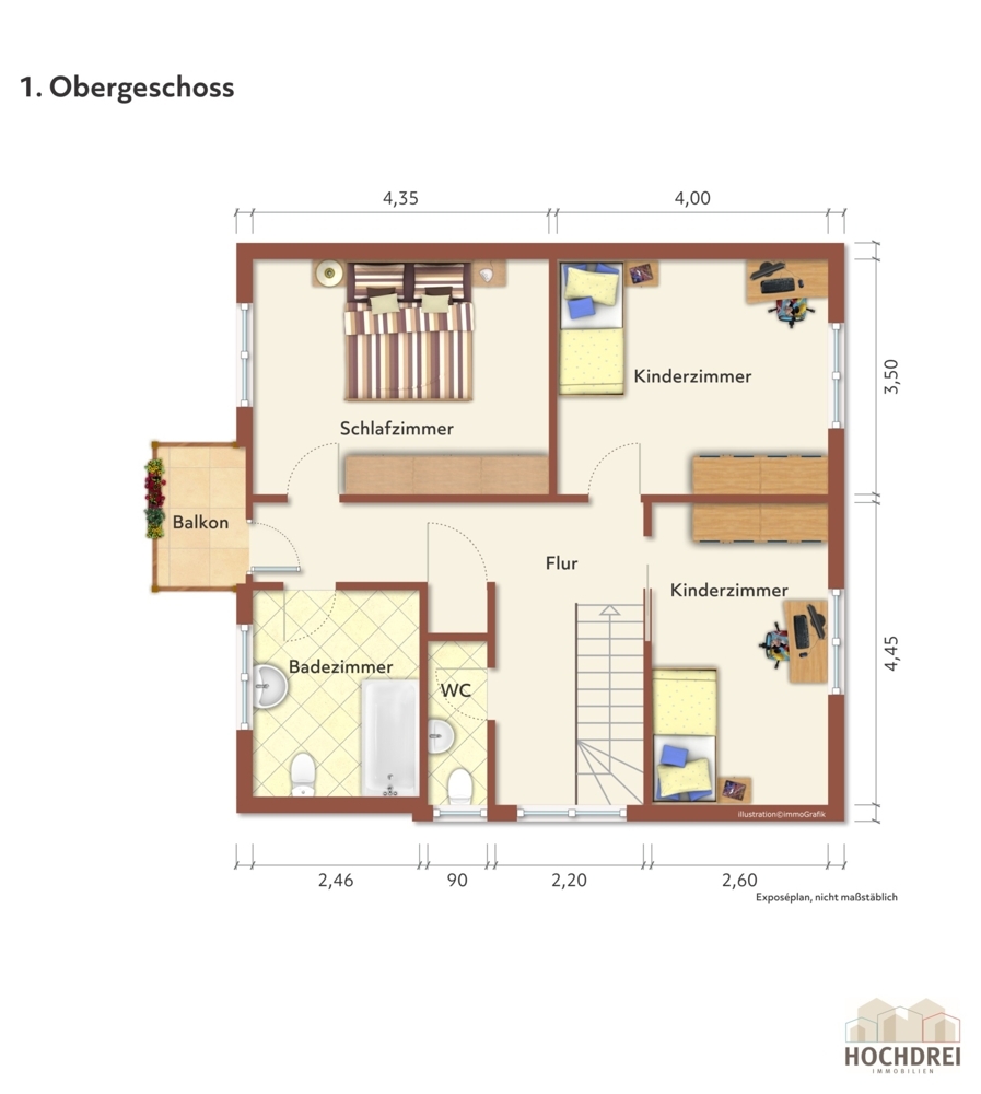 Grundriss 1.OG