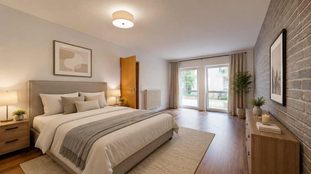 Schlafzimmer KI-Inspiration