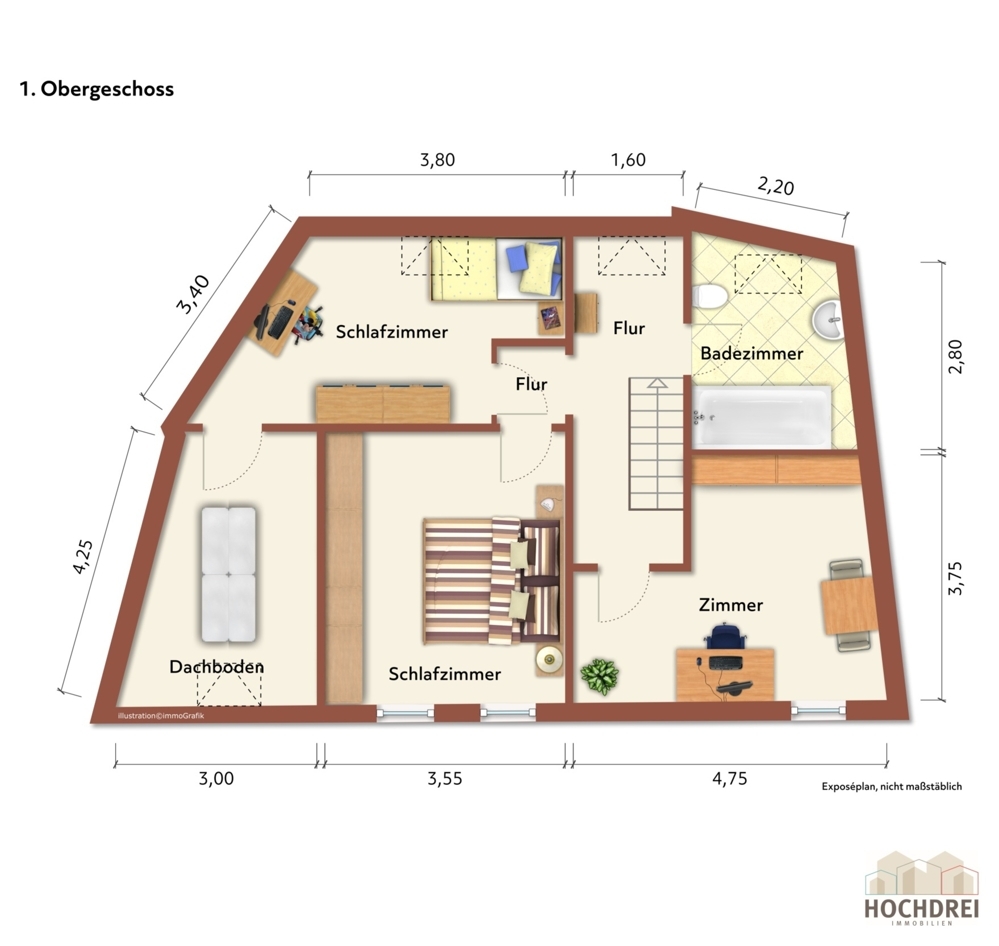 Grundriss 1.OG