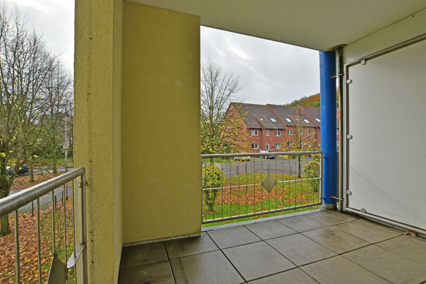 Überdachter Balkon