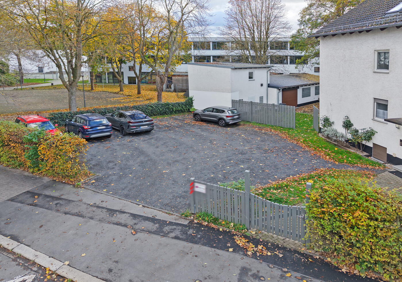 Ansicht Parkplatz