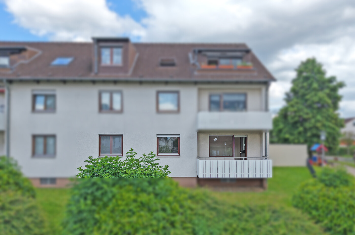 Rückansicht makiert