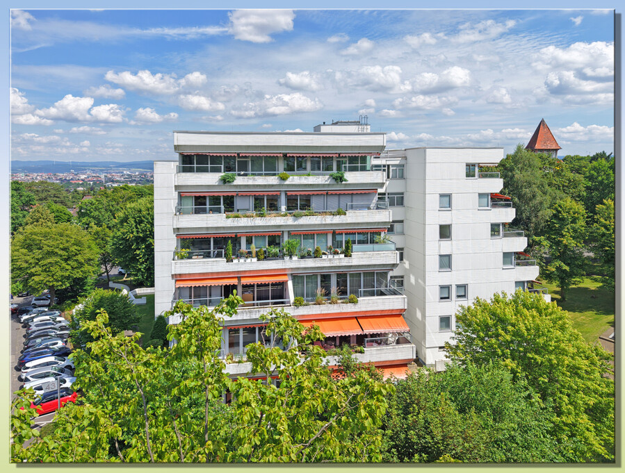 Penthouse Wilhelmshöhe und den Herkules zum Greifen nah