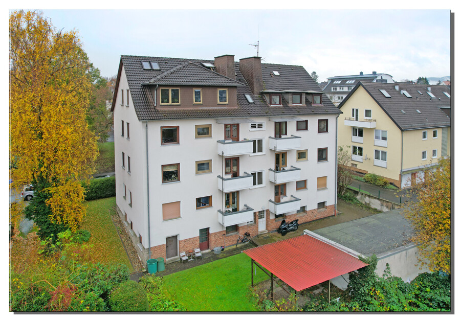 Vermietete 3-ZKB mit 2 Balkonen im oberen Bereich des Auefelds