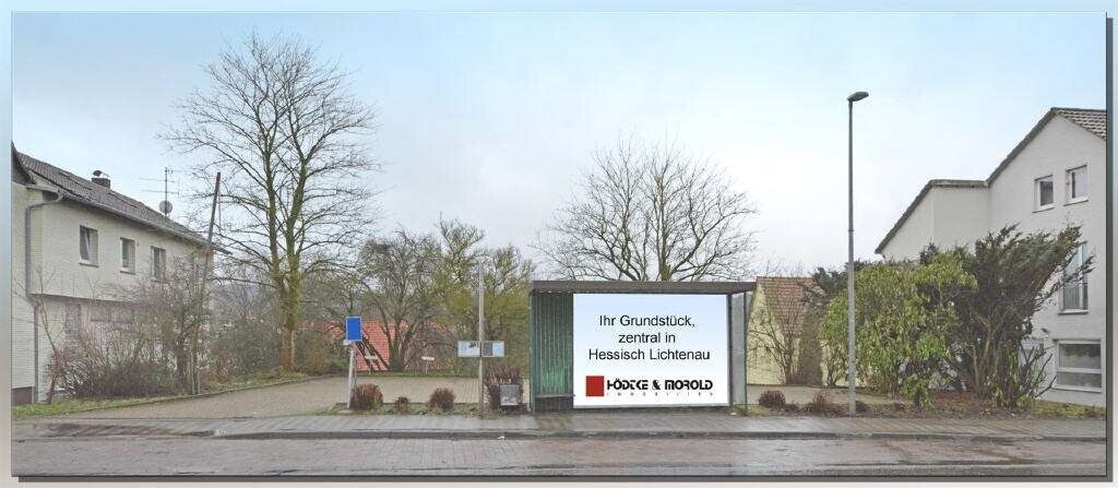 786 m² Baugrundstück, gut sichtbar und verkehrsgünstig gelegen in Hessisch Lichtenau Fürstenhagen