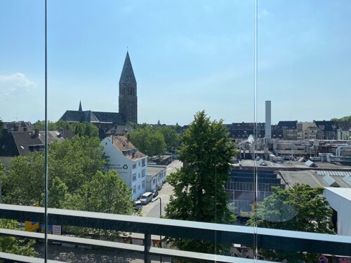 Blick vom Balkon