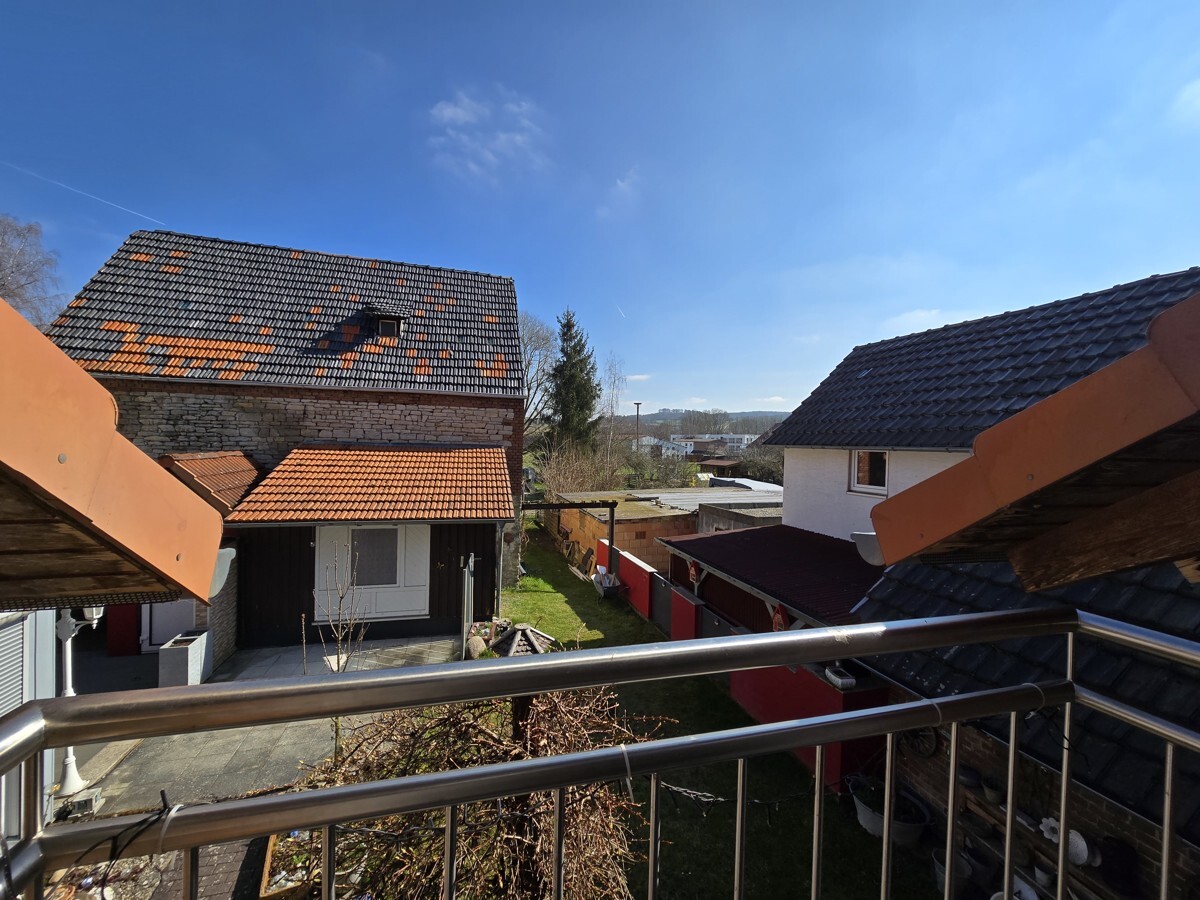 Blick vom Balkon