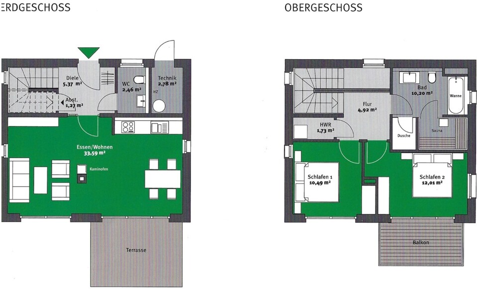Grundriss EG-OG