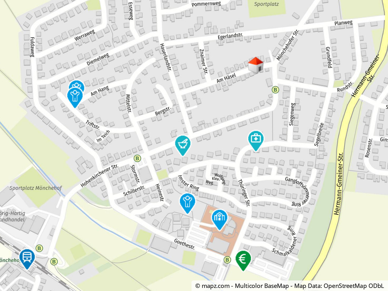 Geolyzer Kartenausschnitt