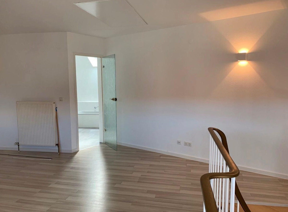 Schlafzimmer mit Tageslichtbad