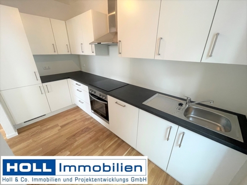 Küche mit Einbauküche