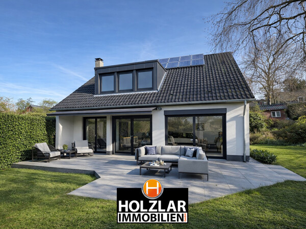 Gartenansicht KI-Rendering