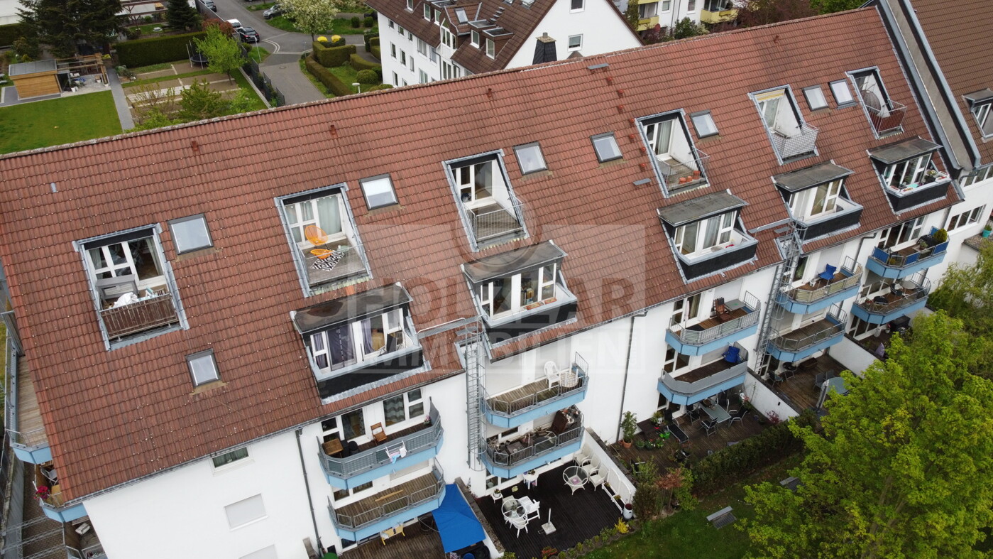 Hausansicht von oben 