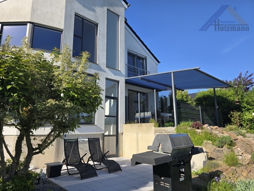 Terrasse auf zwei Ebenen