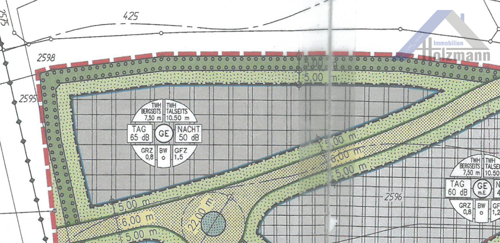 Auszug aus dem B-Plan
