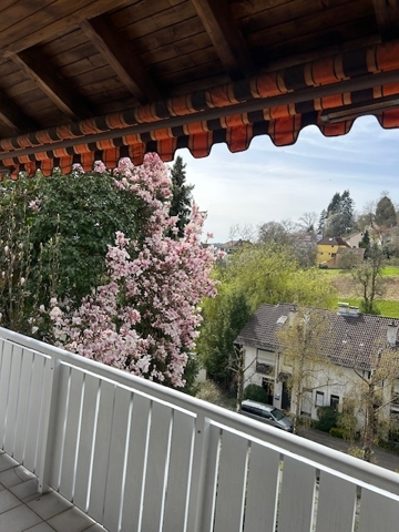 Blick vom Balkon