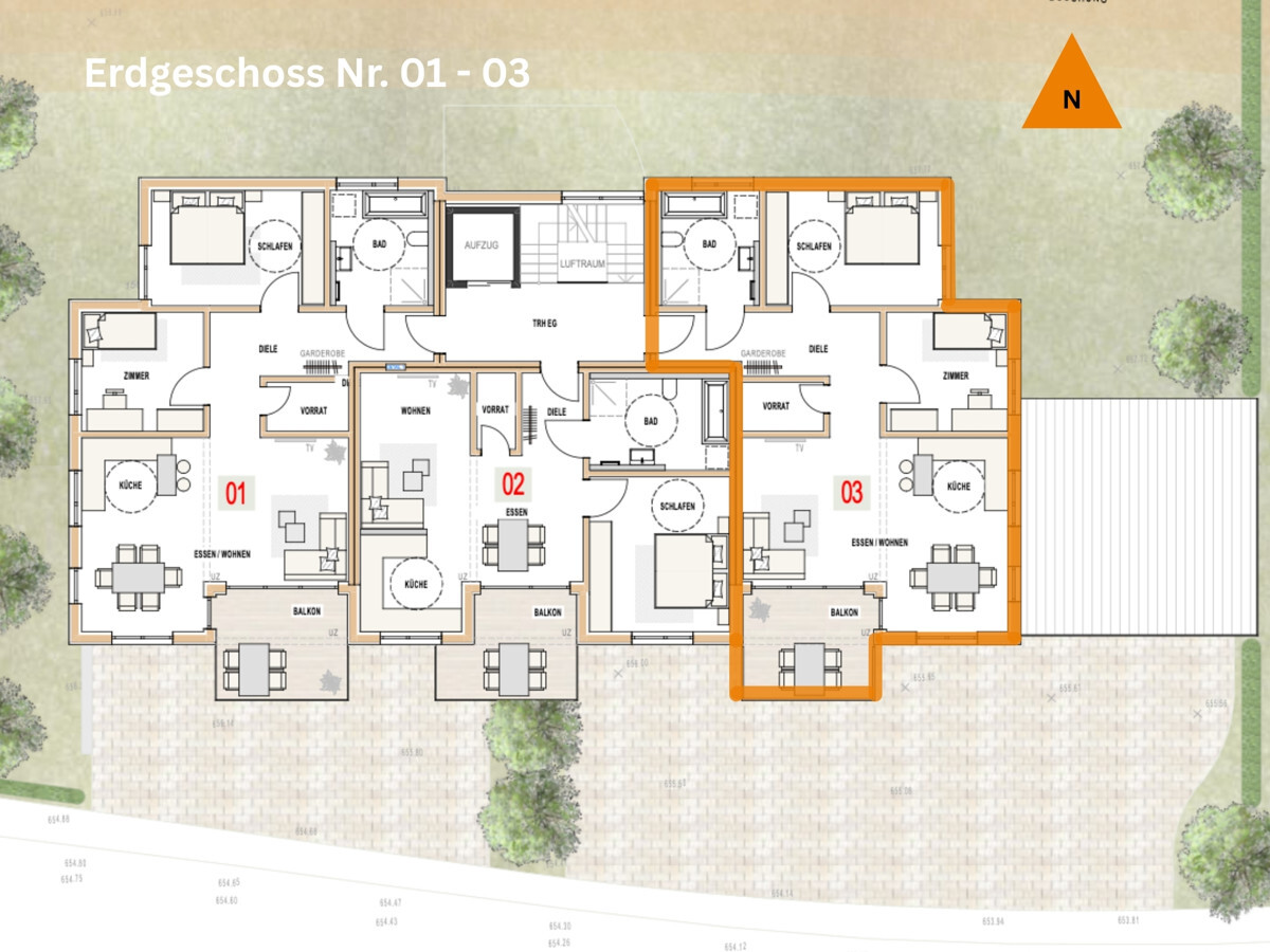 Neubau 3-Zimmer-Wohnung im Herzen von Fridingen an der Donau. Erstbezug! - Photo 4