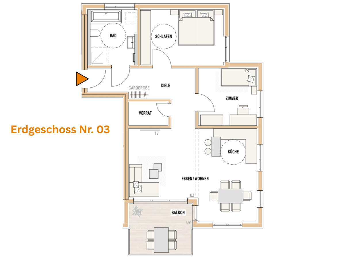 Neubau 3-Zimmer-Wohnung im Herzen von Fridingen an der Donau. Erstbezug! - Photo 5