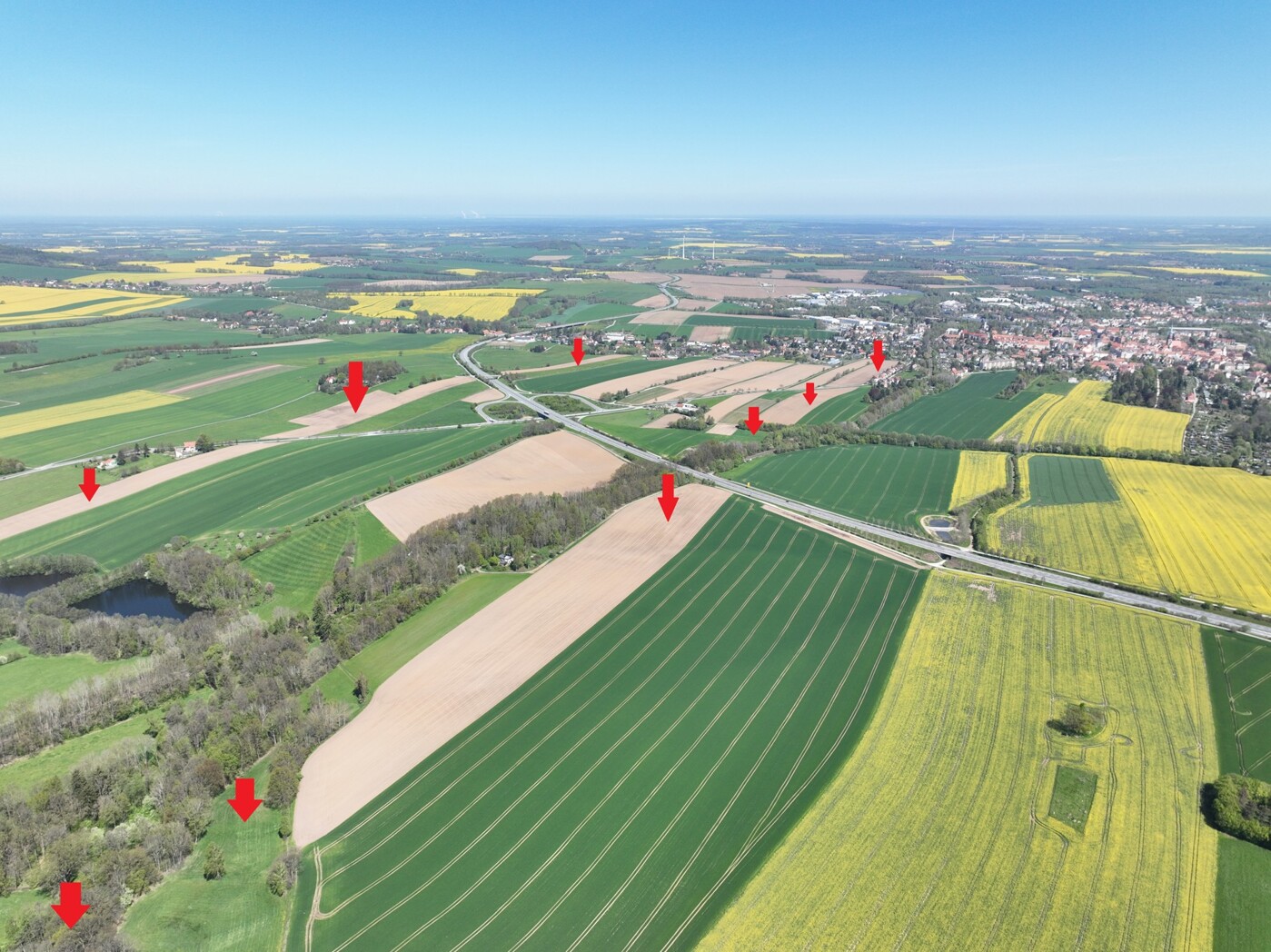 Luftaufnahme - Blick Richtung Norden